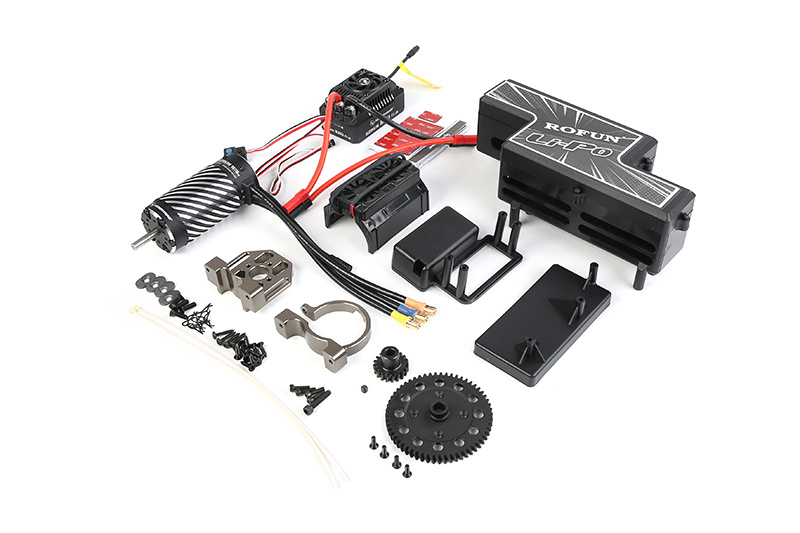 RovanLosi LT/V5 Benzin-zu-Elektro Umrüstkit Standard Edition – Hobbywing MAX5 HV G2 Sensor Power System
