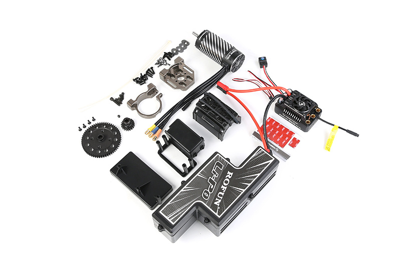 RovanLosi LT/V5 Oil-to-Electric Conversion Kit Standard Edition – Hobbywing MAX5 HV G2 Sensor Power System
