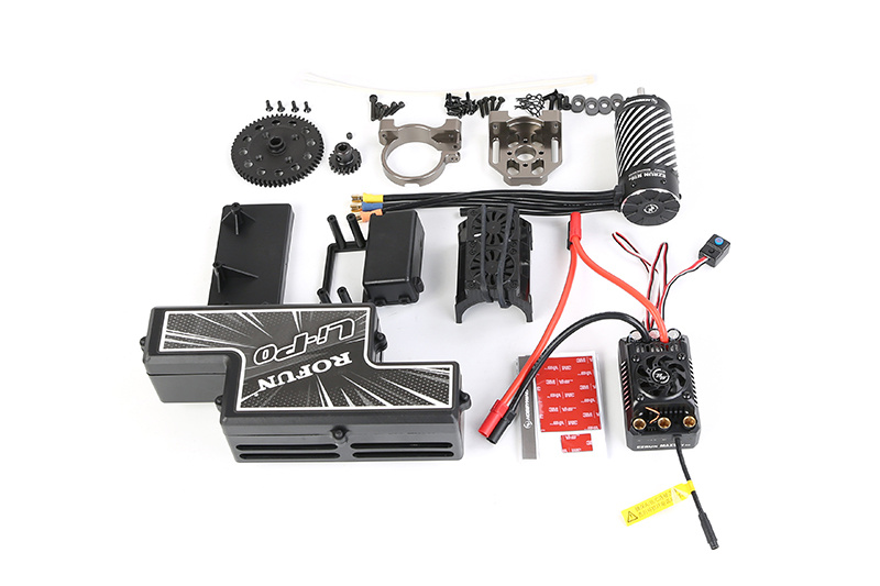 RovanLosi LT/V5 Benzin-zu-Elektro Umrüstkit Standard Edition – Hobbywing MAX5 HV G2 Sensor Power System