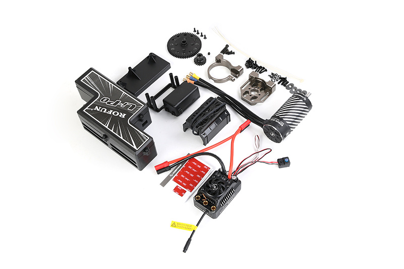 RovanLosi LT/V5 Benzin-zu-Elektro Umrüstkit Standard Edition – Hobbywing MAX5 HV G2 Sensor Power System