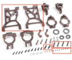 RovanSports F5 CNC metal front arms wit some necessary screws 2 pcs