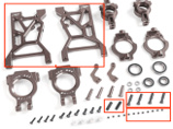 RovanSports F5 CNC metal front arms wit some necessary screws 2 pcs