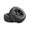 RovanLosi LT 4e gen. Knobby banden 185 * 70 / knobby banden zwarte velgen en met diverse kleuren beadlocks