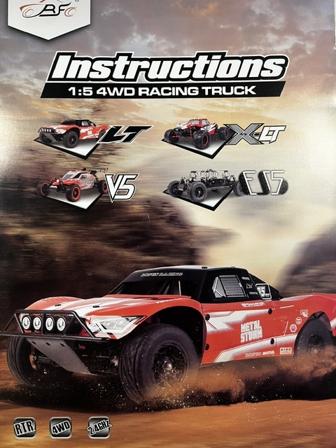 RovanSports LT / XLT / Losi / V5 Originele handleiding