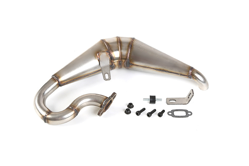 RovanLosi Stainless Steel Exhaust Pipe for Rovan LT / V5 and Losi 5ive-T Models