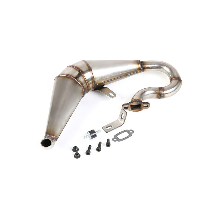 RovanLosi Stainless Steel Exhaust Pipe for Rovan LT / V5 and Losi 5ive-T Models
