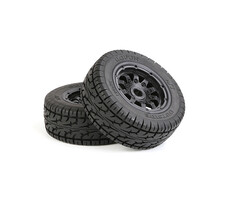 RovanLosi AT (All Terrain) Bandenset (2 Stuks) met Beadlock Velgen voor Rovan LT, Losi 5ive-T, V5 en 5S Modellen