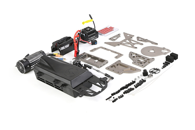 RovanSports New BAHA Oil to Electric Kit Standard Edition – Hobbywing MAX5 HV G2 Sensored Power Set