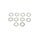 10421-S Washers Ø8 × Ø5.1 × 0.3 mm (Set of 10 pcs)