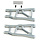 CNC Aluminum Rear Suspension Arms 1/10 ZD DBX-10  - In several colors