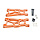 CNC Aluminum Front Suspension Arms for 1/10 DBX-10 - In several colors
