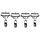 MX-07 Onderste Schokdemperbevestiging – 4 stuks