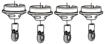 ZD Racing MX-07 Onderste Schokdemperbevestiging – 4 stuks