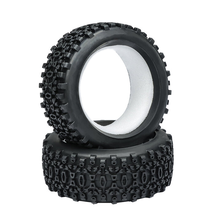 ZD Racing BX-12 Off-Road Tires with Knobby Tread and Foam Inserts – 2 pcs