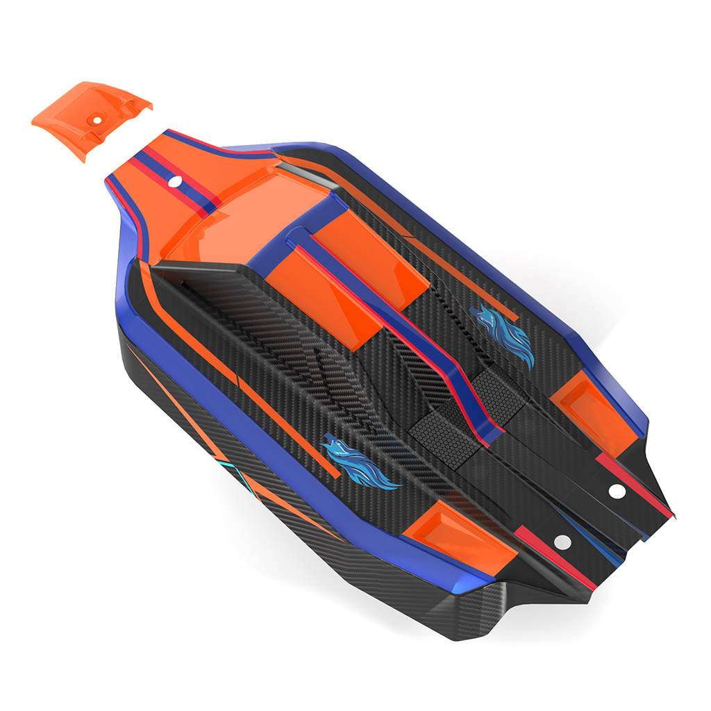 ZD Racing BX-12 PVC Carrosserie met Stickerset – Groen of Oranje
