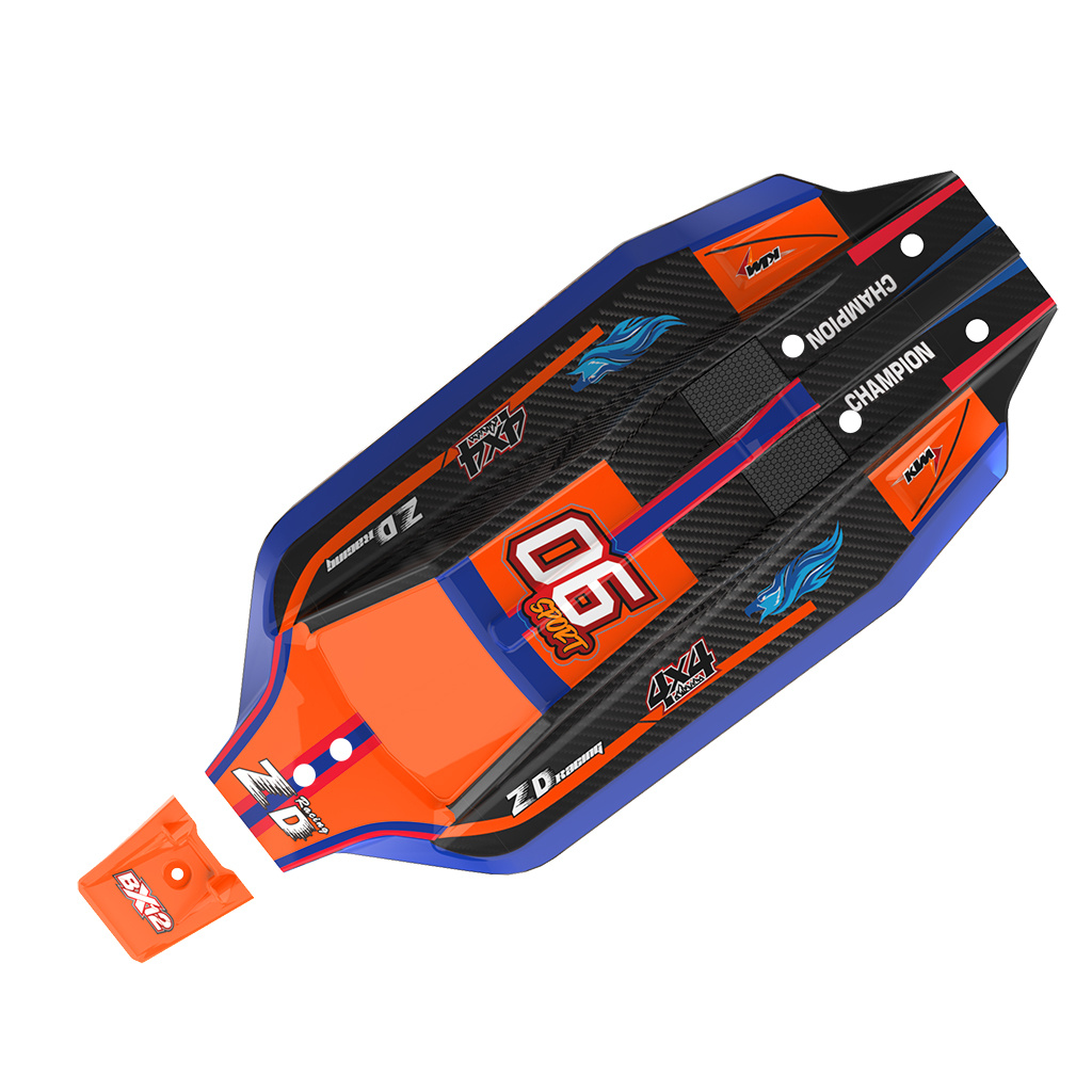 ZD Racing BX-12 PVC Carrosserie met Stickerset – Groen of Oranje