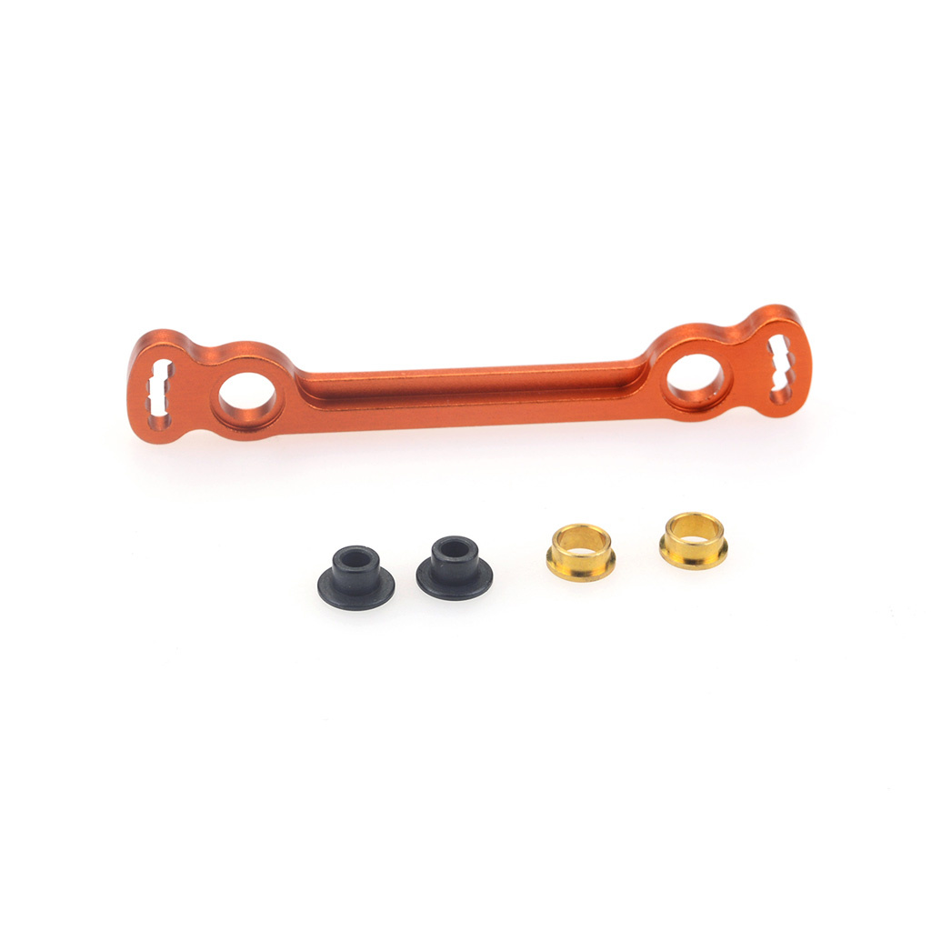 ZD Racing 8146 CNC Aluminium Steering Connecting Plate – Orange / Titanium