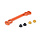 8146 CNC Aluminium Steering Connecting Plate – Orange / Titanium