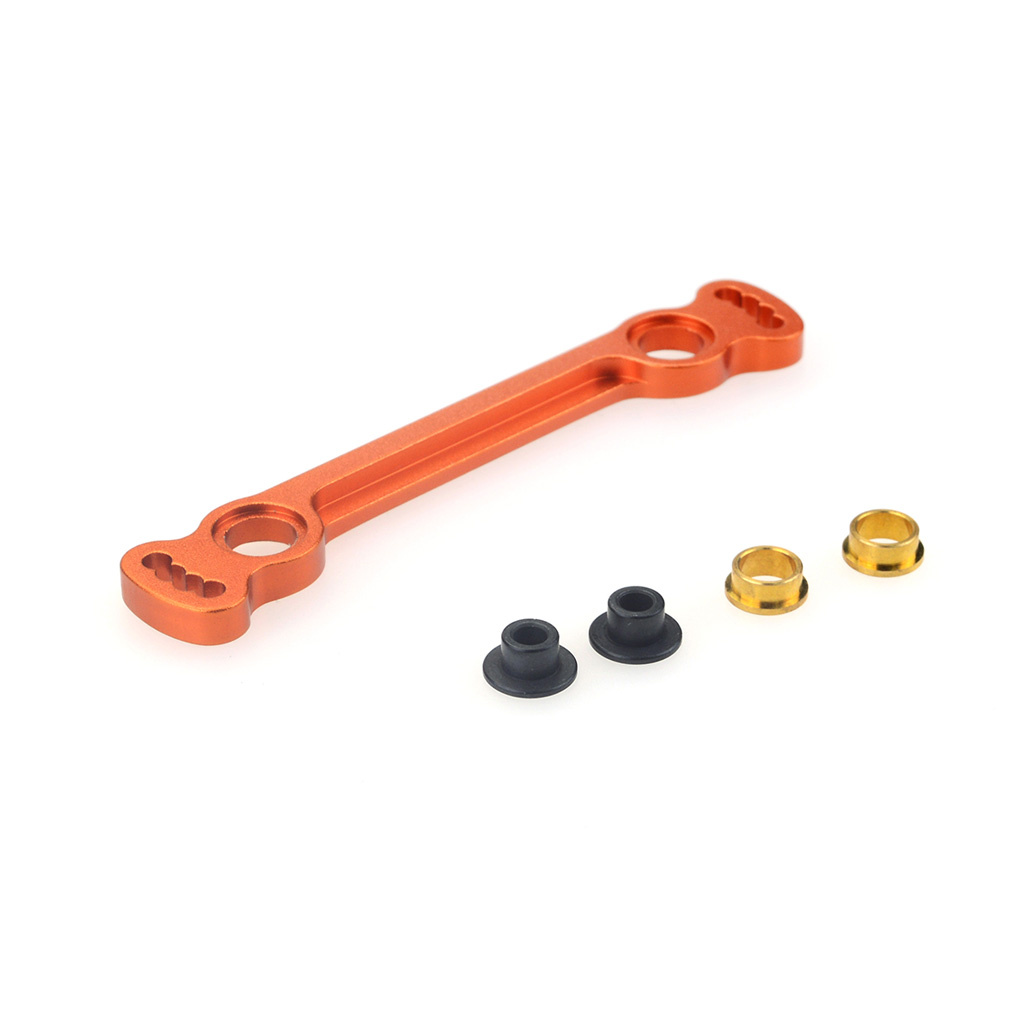 ZD Racing 8146 CNC Aluminium Steering Connecting Plate – Orange / Titanium
