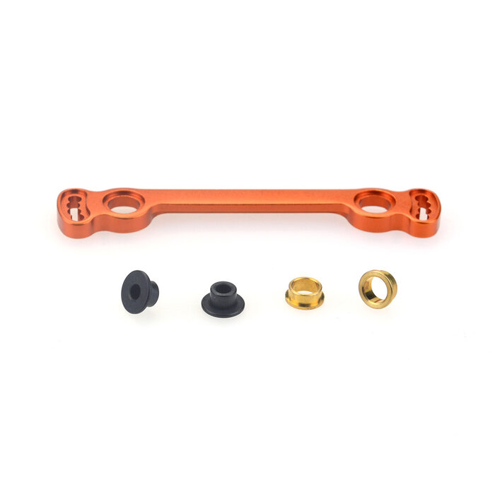ZD Racing 8146 CNC Aluminium Steering Connecting Plate – Orange / Titanium