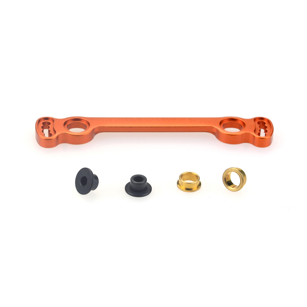 ZD Racing 8146 CNC Aluminium Steering Connecting Plate – Orange / Titanium