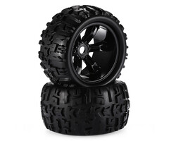 ZD Racing MT-8 Voorgelijmde Monster Truck Banden met Velgen – Set van 2