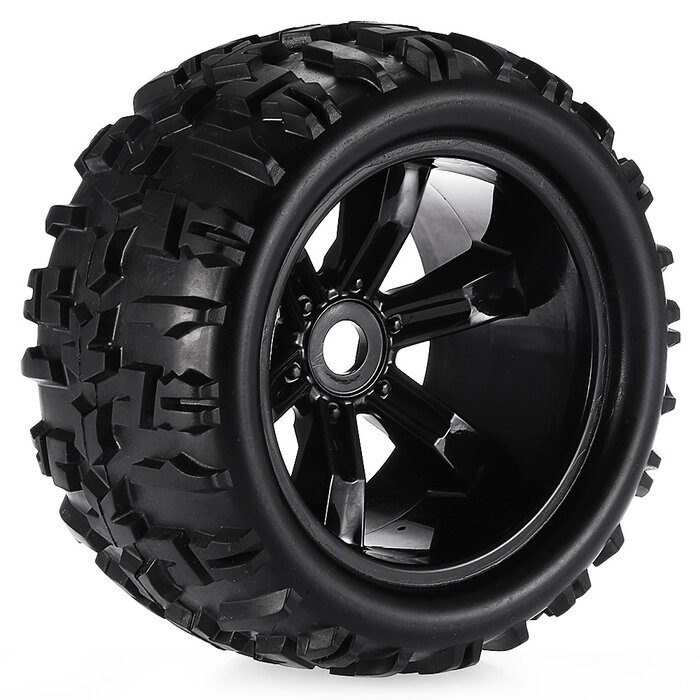 ZD Racing MT-8 Voorgelijmde Monster Truck Banden met Velgen – Set van 2