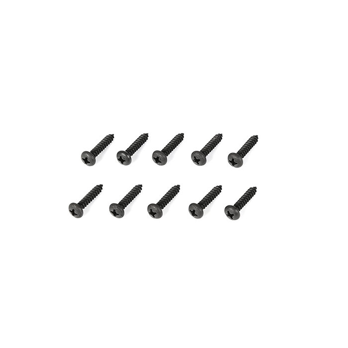 RovanSports Zelftappende Kruiskop Lenskopschroef M4 × 18 mm – Zwart – 10 stuks