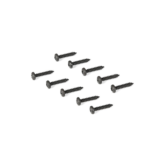RovanSports Zelftappende Kruiskop Lenskopschroef M4 × 18 mm – Zwart – 10 stuks