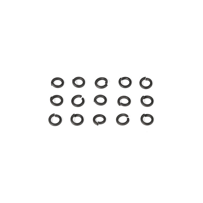 RovanSports M4 Veerring / Borgring – Zwart – 10 stuks