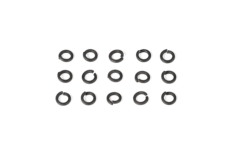 RovanSports M4 Veerring / Borgring – Zwart – 10 stuks