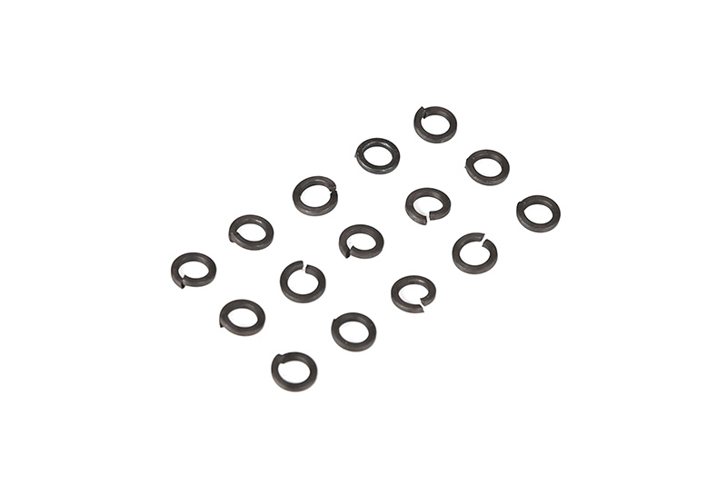RovanSports M4 Veerring / Borgring – Zwart – 10 stuks