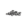 RovanSports M4 Veerring / Borgring – Zwart – 10 stuks