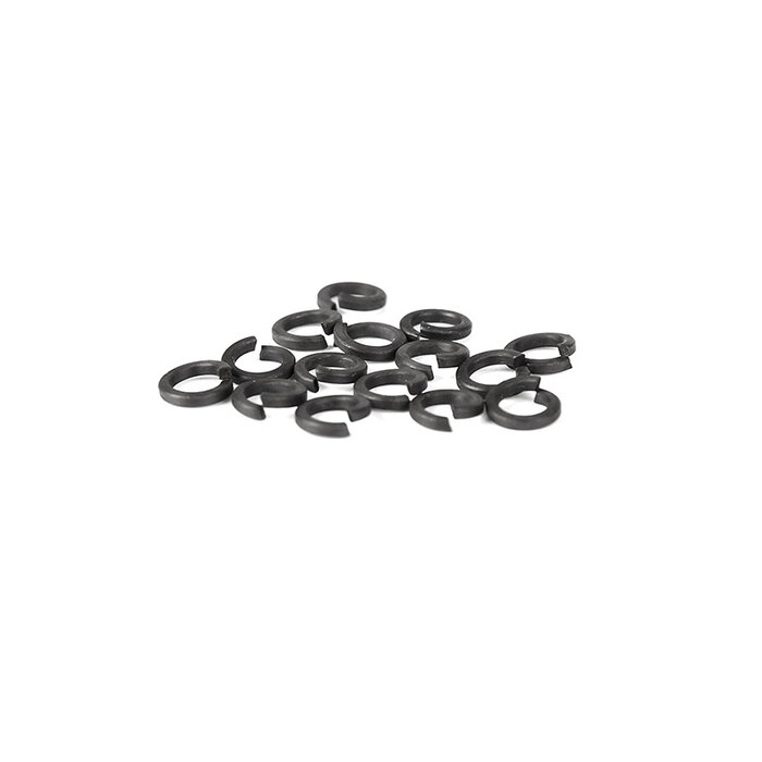 RovanSports M4 Veerring / Borgring – Zwart – 10 stuks
