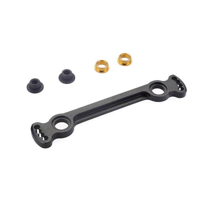 ZD Racing 8146 CNC Aluminium Lenkungsverbindungsplatte – Orange / Titan