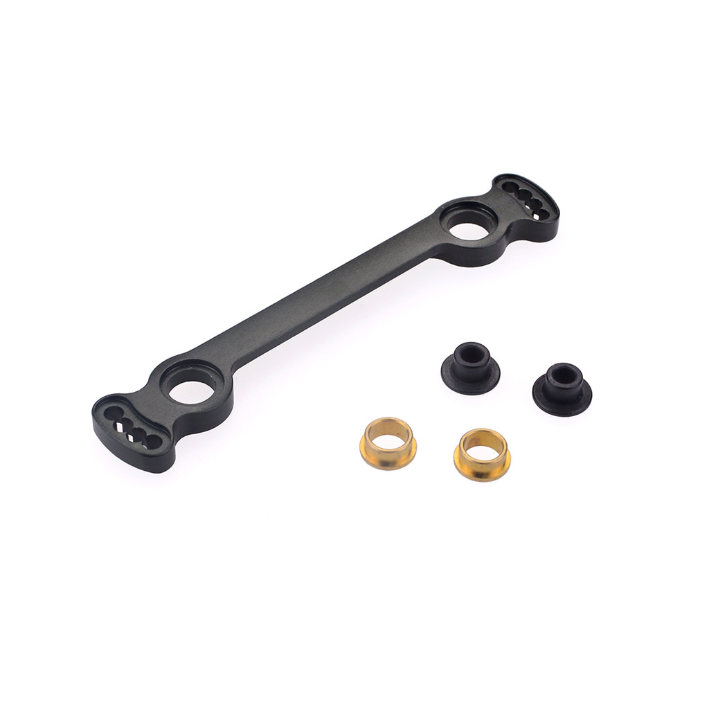 ZD Racing 8146 CNC Aluminium Steering Connecting Plate – Orange / Titanium