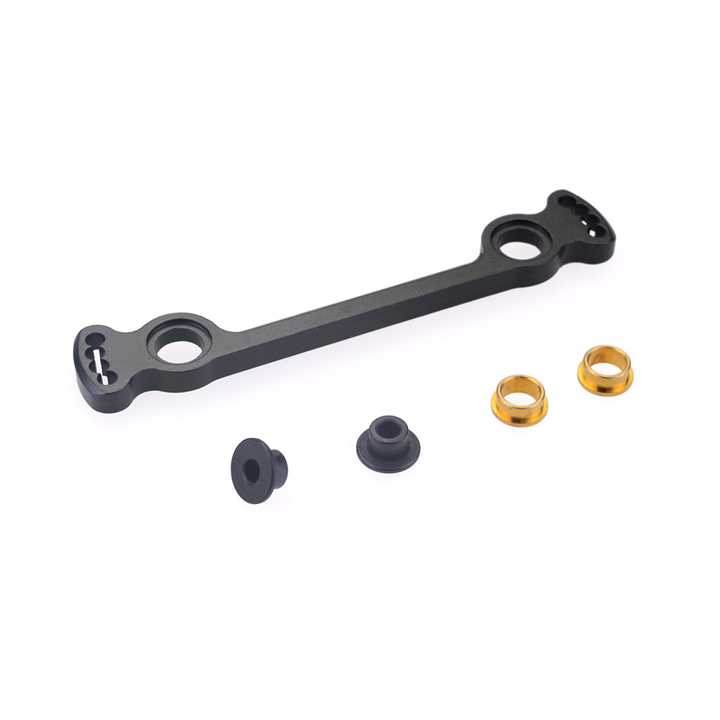 ZD Racing 8146 CNC Aluminium Steering Connecting Plate – Orange / Titanium