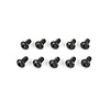 RovanSports Inbus bolkopschroef M5x10 – 10 stuks