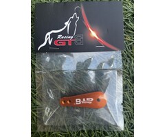 GTBRacing GTB Racing Aluminium 17T Servo Stuurarm voor HPI Baja – Zilver / Oranje