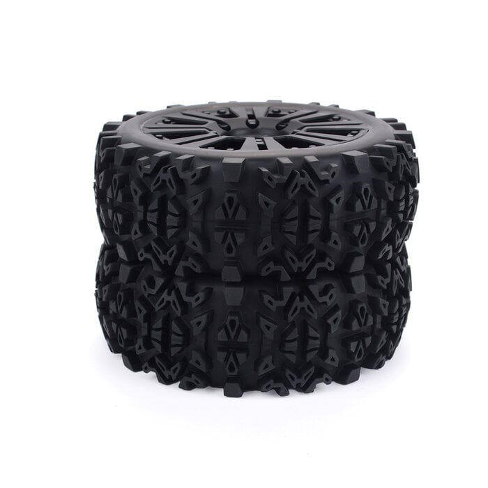 ZD Racing Vormontierte Offroad-Reifen mit Felgen – 2 Stück – MT-8 / 08421
