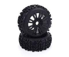 ZD Racing Pre-Glued Off-Road Tires with Wheels – 2 pcs – MT-8 / 08421