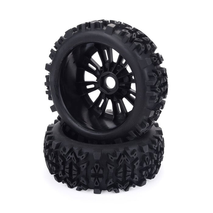 ZD Racing Vormontierte Offroad-Reifen mit Felgen – 2 Stück – MT-8 / 08421