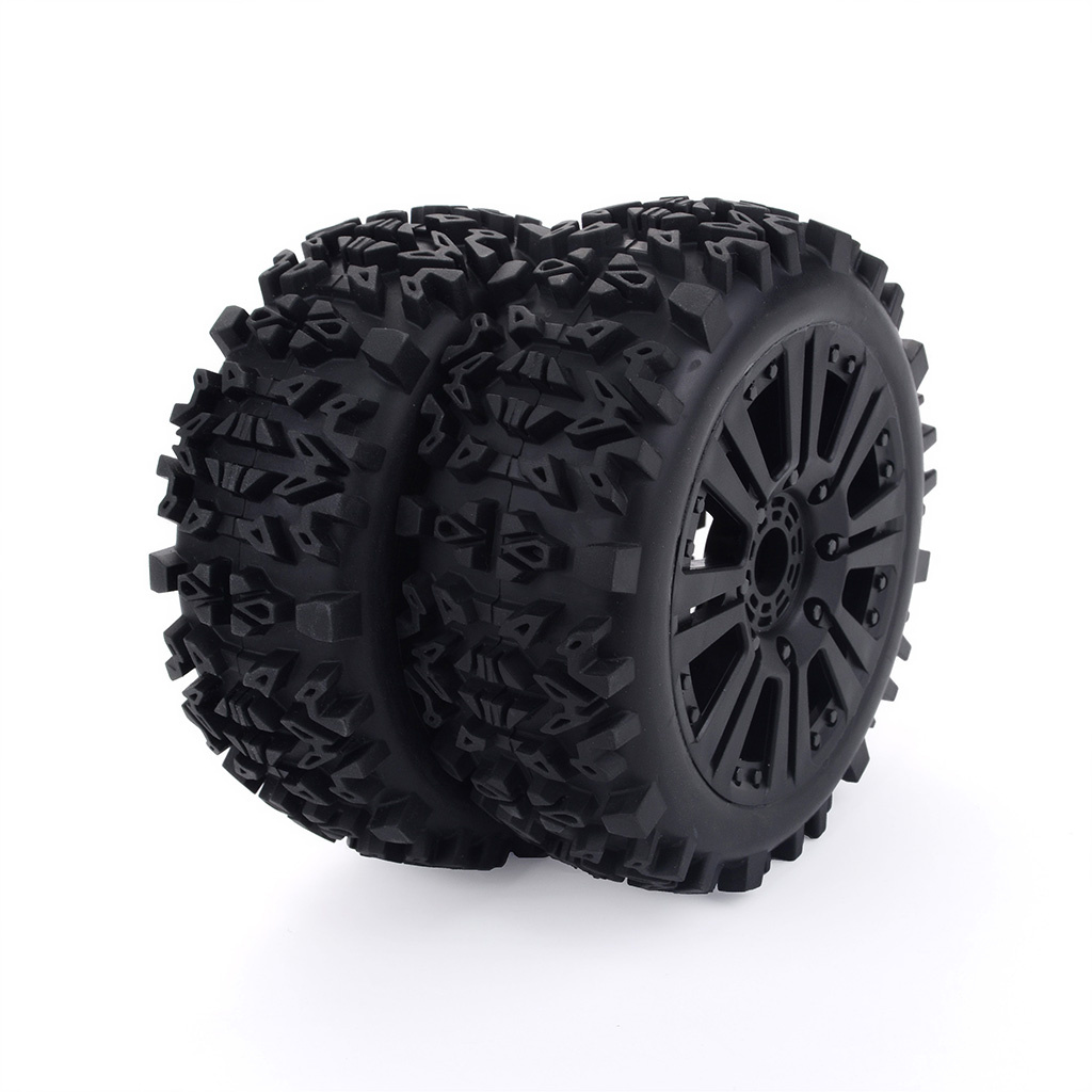 ZD Racing Pre-Glued Off-Road Tires with Wheels – 2 pcs – MT-8 / 08421