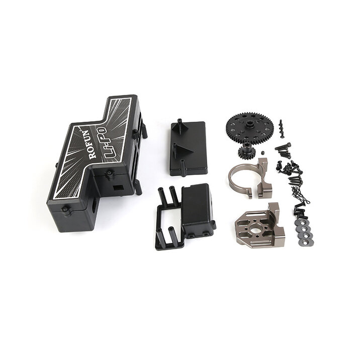 RovanLosi Rofun LT/V5 Benzine naar Elektrisch Conversie Kit (Zonder Motor/ESC) – Geschikt voor 56118 Sensored Brushless Motor