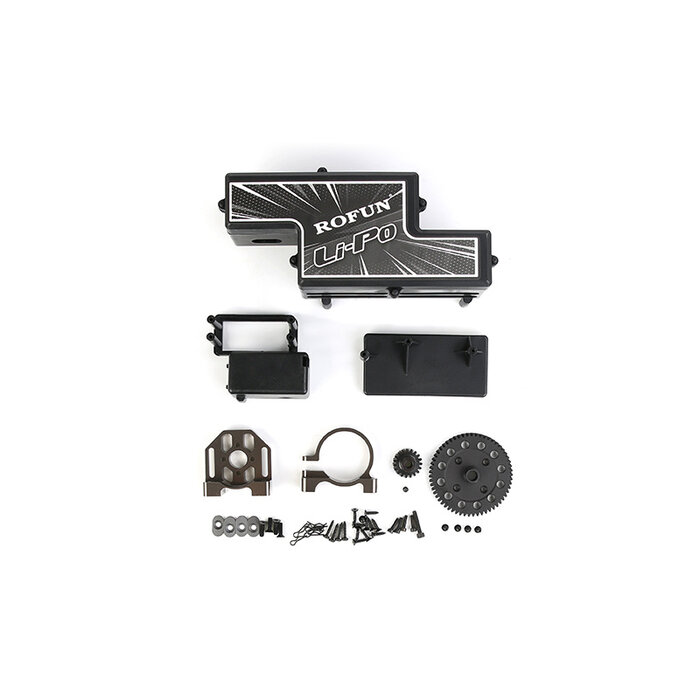 RovanLosi Rofun LT/V5 Öl-zu-Elektro Umrüstset (Ohne Antrieb) – Kompatibel mit 56118 Sensored Brushless Motor
