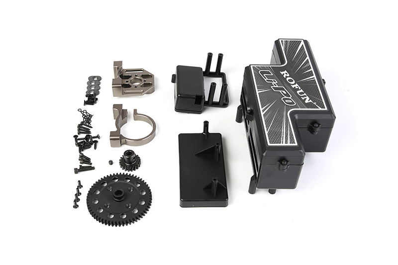 RovanLosi Rofun LT/V5 Benzine naar Elektrisch Conversie Kit (Zonder Motor/ESC) – Geschikt voor 56118 Sensored Brushless Motor
