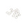Vlakke ring φ6×φ8×0.3 – origineel vervangingsonderdeel – 15 stuks