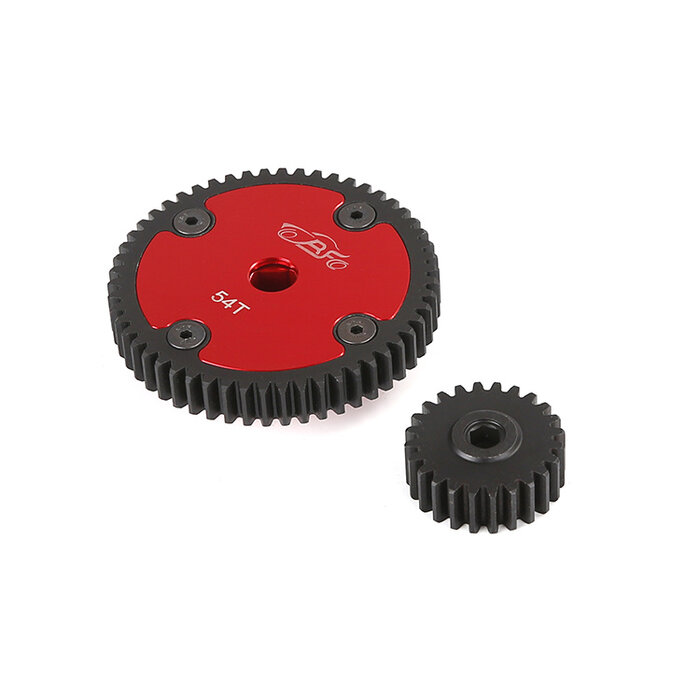 RovanSports BAHA Metalen High Speed Tandwielset 54T/24T voor Hex Clutch Cup
