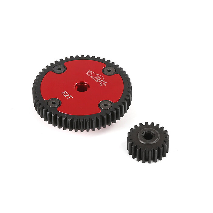 RovanSports BAHA Metall High-Speed Zahnradset 52T/20T für Hex Clutch Cup