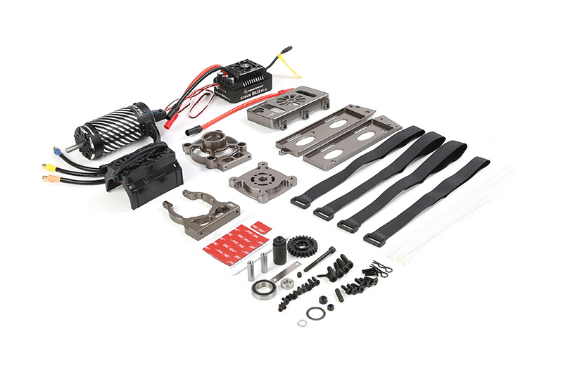 RovanSports F5 Electric Conversion Kit – Standard Version with Hobbywing MAX5 HV G2 Sensored Power System – Compatible with D5 / RF5 / T5
